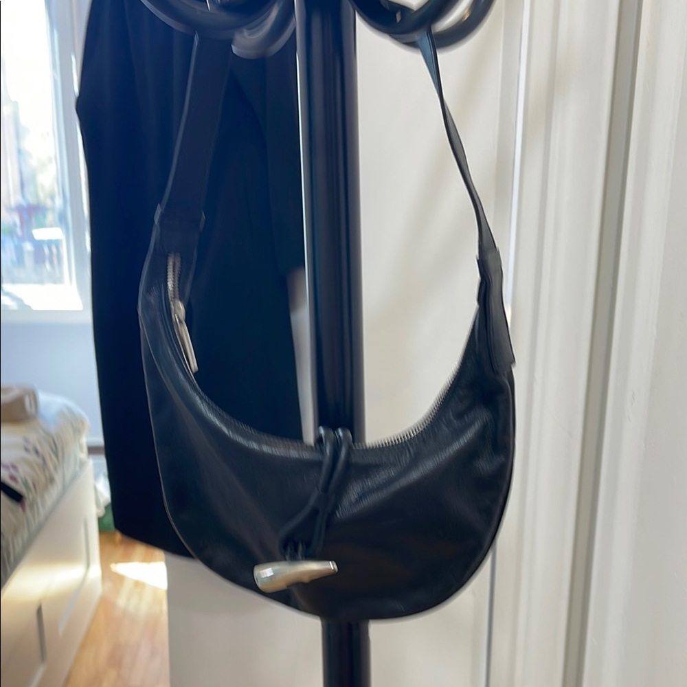 Burberry Black Shoulder Bag with Hobo Style